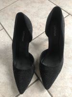 Catwalk Damen Pumps Schuhe 41 schwarz Glitzer Straß Absatz Nordrhein-Westfalen - Stolberg (Rhld) Vorschau