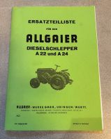 Allgäuer A 22 A24 Ersatzteilliste Nachdruck Rheinland-Pfalz - Neuwied Vorschau