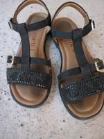 Sandalen Ricosta schwarz mit Glitzer Gr 35 Dresden - Strehlen Vorschau