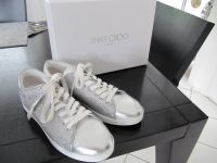 Luxus JIMMY CHOO Silber Sneaker Turnschuhe gr40,5 1xgetragen!! Bayern - Bad Wörishofen Vorschau