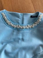 Kleid, Etuikleid, hellblau mit Zierperlen, Gr.34 Baden-Württemberg - Sinsheim Vorschau