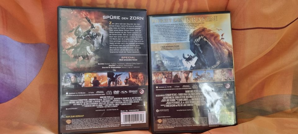 2 DVDs Kampf der Titanen und Zorn der Titanen in München