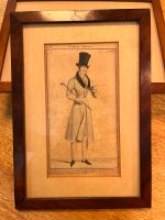 Kolorierter Stich - Costume Parisien 1822 - Biedermeier Mode Bremen - Schwachhausen Vorschau