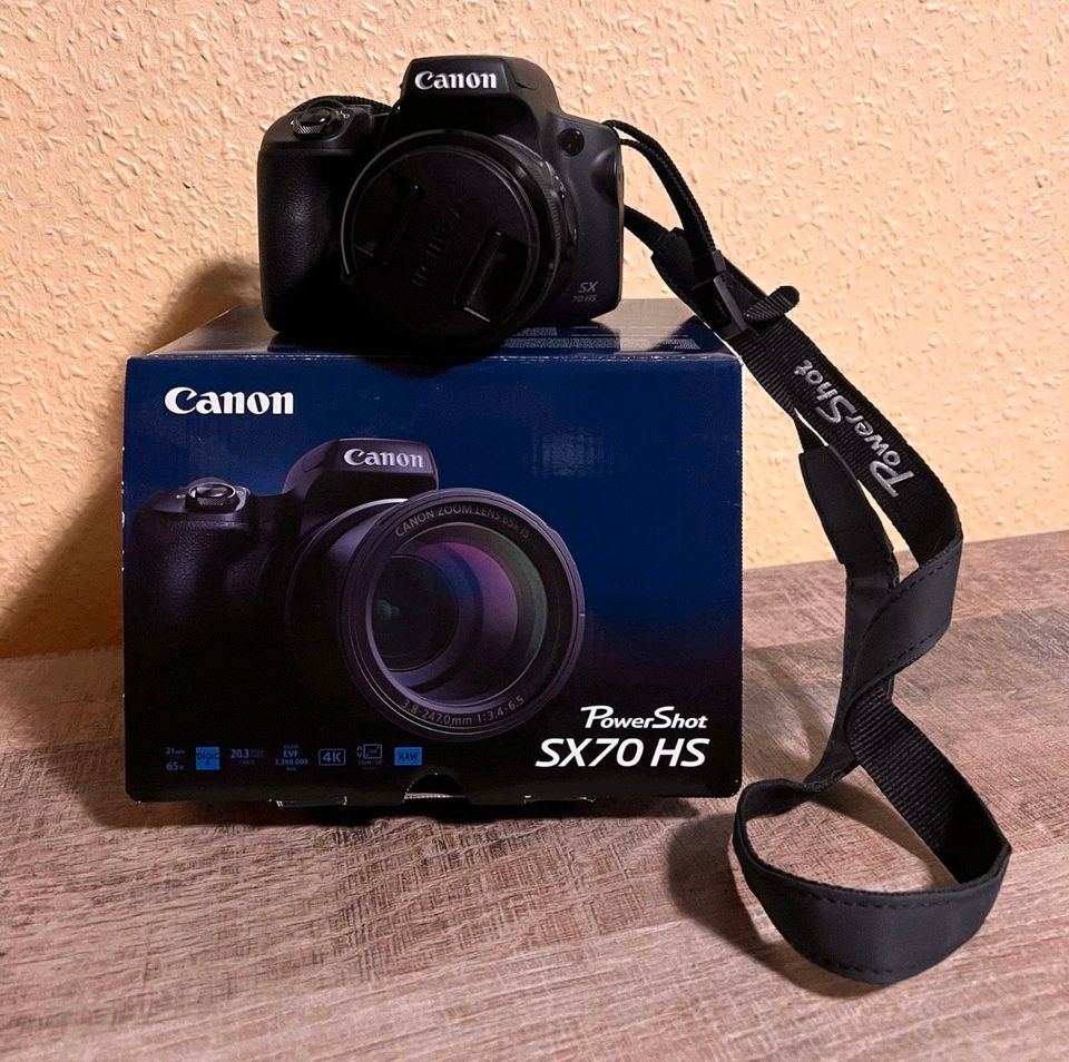 Canon Powershot SX 70 HS, Super Zoom Kamera in Schwaara