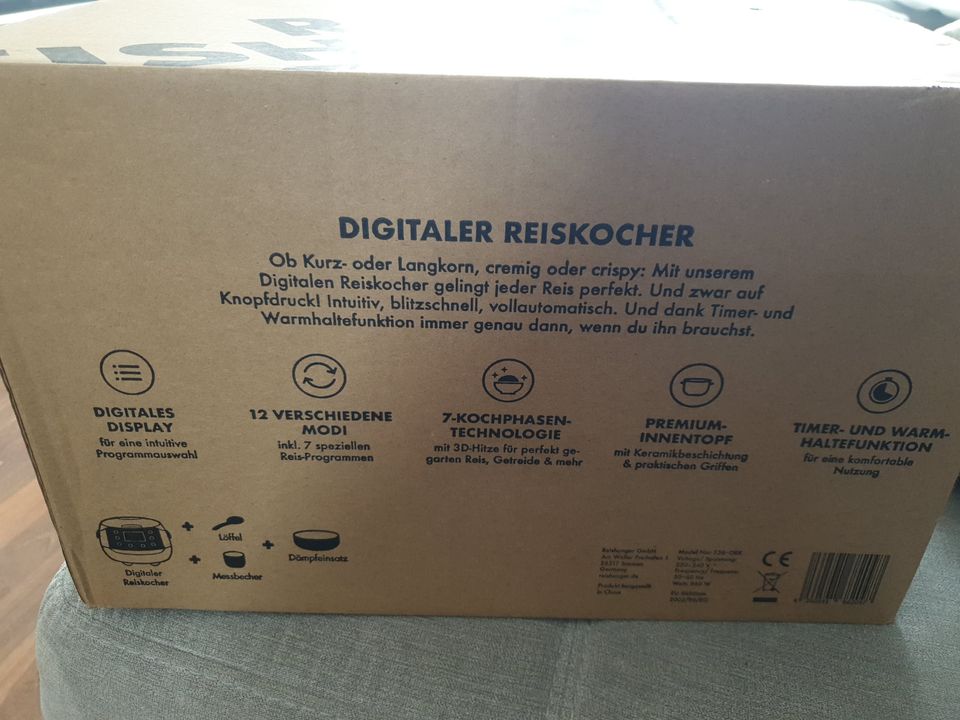 Reishunger Digitaler Reiskocher 538-DRK weiß in Sinsheim