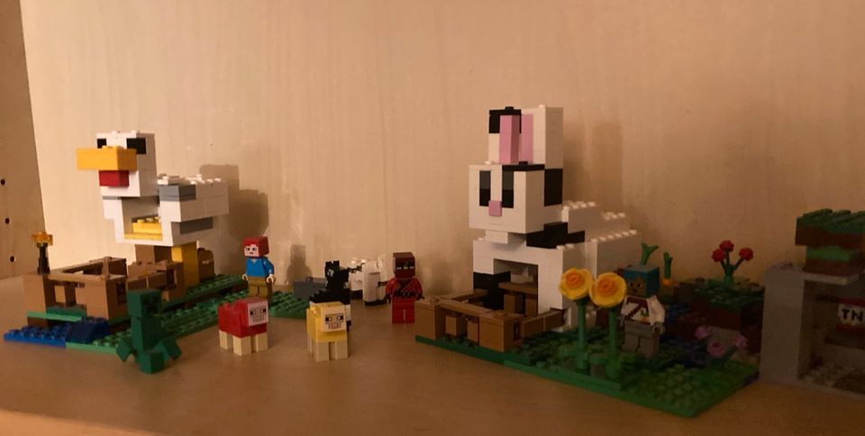 LEGO Minecraft 21181 Kaninchen-Farm und 21140 Hühner-Farm in Wiesbaden