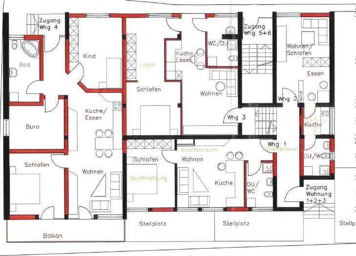 Gelegenheit! Mehrfamilienhaus in zentraler Lage mit viel Wohnraum und mehreren Garagen! in Albershausen