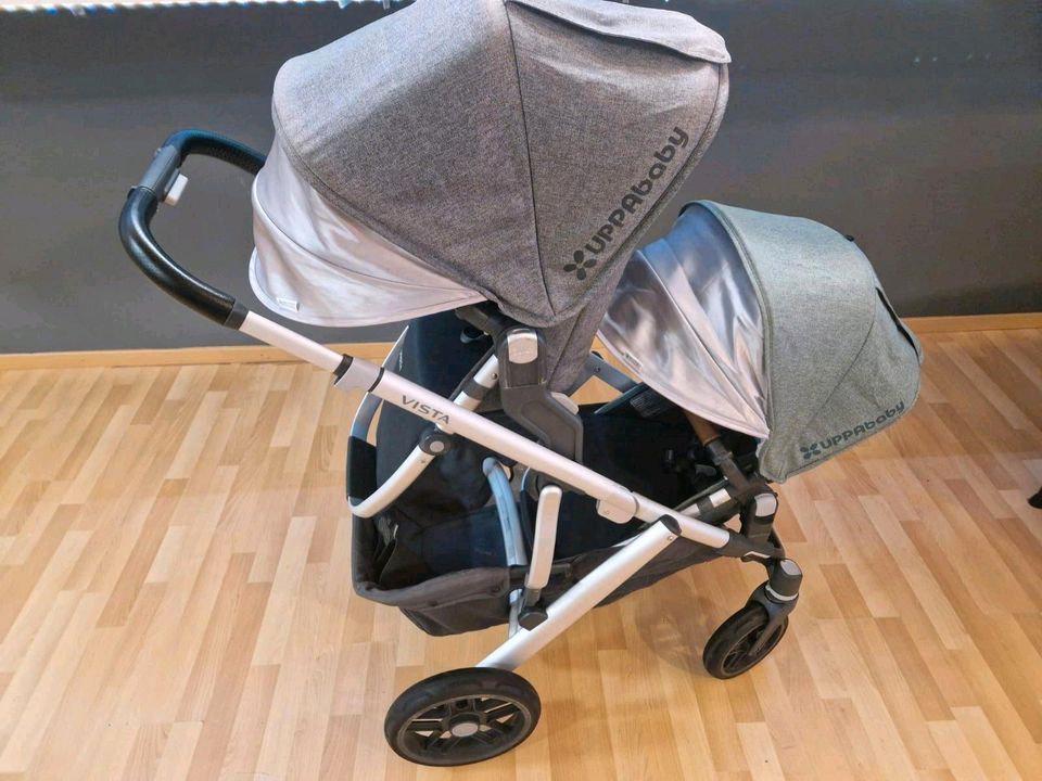 Uppababy " VISTA V1/ V2" Geschwisterwagen- DREI KÄSE HOCH in Berlin