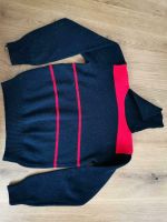 Vintage Strick Pullover 152 schwarz rot gestreift Rollkragen Bayern - Erlangen Vorschau