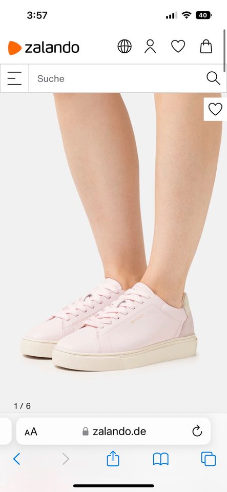 Gant Leder sneaker Rosa in Gifhorn