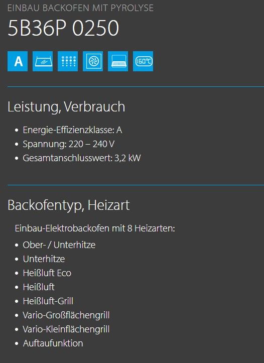 Blaupunkt Einbau-Backofen mit Pyrolyse in Sundern (Sauerland)