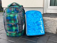 Satch Pack blau, grün, grau kariert inkl. Regenschutz und Heftbox Rheinland-Pfalz - Gensingen Vorschau