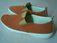 Damensneaker Gr.41 ,,Sanital-Light"Made in Italy orange Wildleder Hessen - Glauburg Vorschau