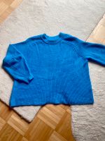 Pull & Bear Pullover Sweater Gr.M royalblau  Vintage Rippstrick Bayern - Wertingen Vorschau