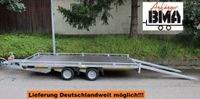 EDUARD Autotransport Anhänger 406x200 mit Reling 3000kg 56cm NEU Baden-Württemberg - Tannheim Vorschau