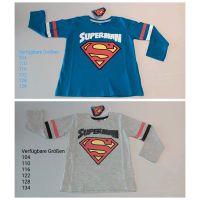 Langarmshirt Superman Jungen 104 110 116 122 128 134 Niedersachsen - Lengede Vorschau