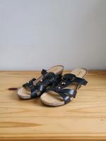 Geox Sandalen, schwarz, Leder, Gr. 38.5, Top Nordrhein-Westfalen - Hückelhoven Vorschau