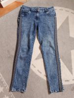 Jeans, Gr. 38, Slim fit, Damen, Glitzer Steinchen, blau Hose Gina Nordrhein-Westfalen - Hiddenhausen Vorschau