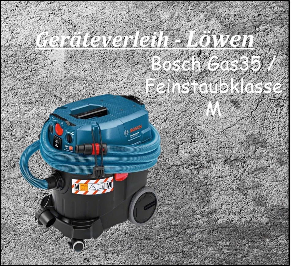 Industriesauger Bausauger Bosch 35L verliehen in Wabern