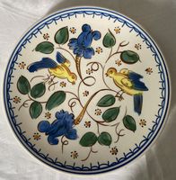 Zierteller mit Vogelmotiv - italiensicher Stil 24 cm München - Sendling-Westpark Vorschau