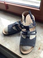 Caprice Damen Sandale Gr 41 dunkelblau Leder neu Bayern - Rain Lech Vorschau
