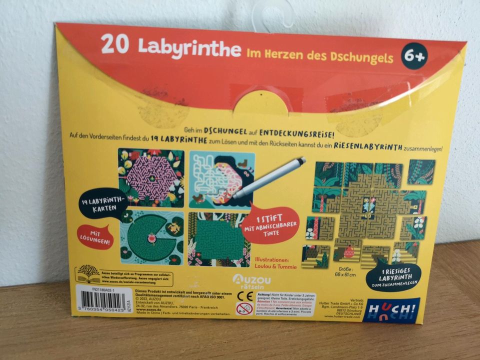 20 Labyrinthe abwischbar in Bad Berleburg
