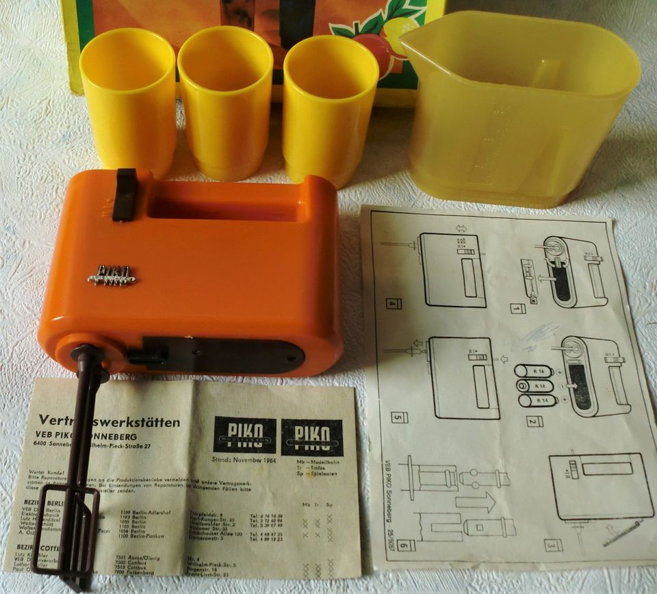 PIKO MIX-SET, DDR Spielzeug, inkl. Batterien, 70'er Jahre in Auerbach (Vogtland)