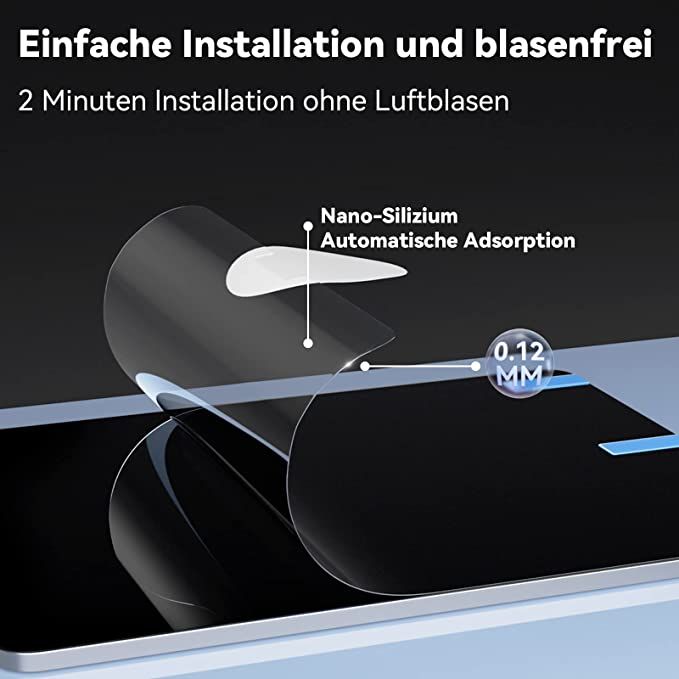 2 Stk Schutzfolie iPad 10,2 Zoll Papierfolie Displayschutz in Marbach am Neckar