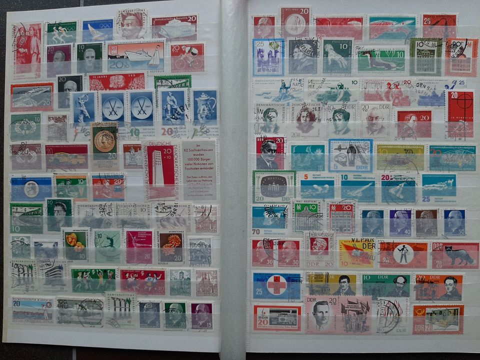 Briefmarken, DDR, Deutsche Demokratische Republik in Hambergen