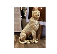 XXL Panther Leopard Jaguar Figur Gold Deko Skulptur Inn-Outdoor Niedersachsen - Oldenburg Vorschau