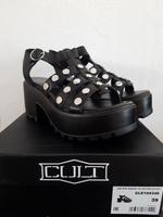 Cult Plateau Leder Sandalen Sandalette Nieten ( Biker / Gothic ) Bayern - Weißenhorn Vorschau