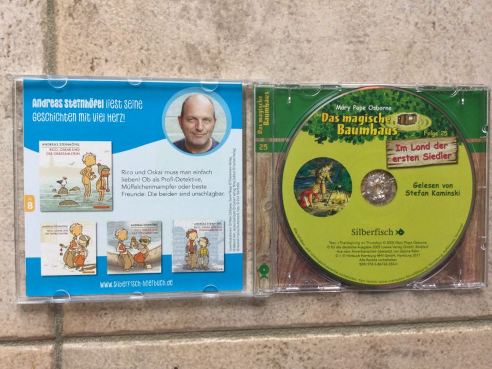 Hörbuch CD Das magische Baumhaus Im Land der Siedler in Halle