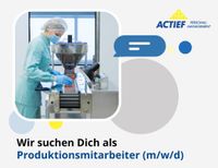 Mitarbeiter in der Produktion (m/w/d) im Pharmabereich Baden-Württemberg - Müllheim Vorschau