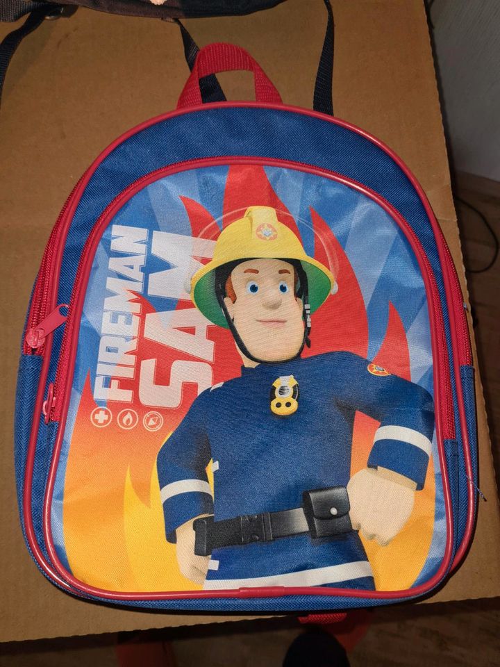 Rucksack Kindergartenrucksack Feuerwehrmann Sam in Zerrenthin