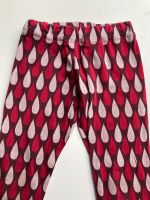 Leggings rot bordeauxrot Tropfenmuster 128 handmade selbstgenäht Köln - Kalk Vorschau