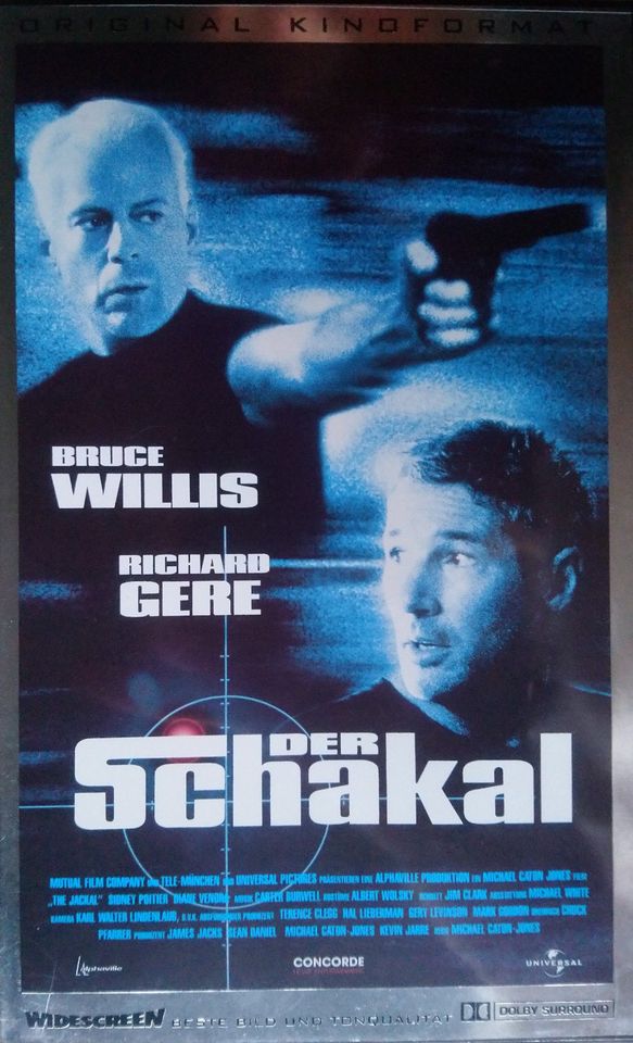 Der Schakal, VHS Videokasette, Spionagethriller, wie neu in Hamburg