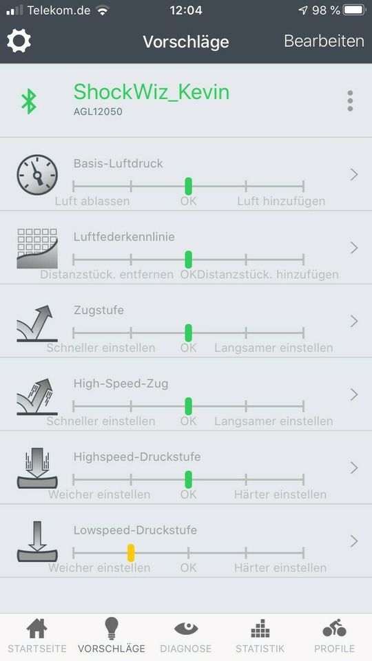 Quarq ShockWiz Miete/ Verleih Fahrwerkstuning & Setup in Mudersbach