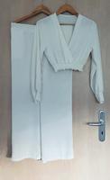 Fashion Blogger 2 Teiler Sommer Hose Bluse Weiß ❤️ Mecklenburg-Vorpommern - Stralsund Vorschau
