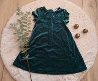 Kleid Samtkleid festlich Smaragdgrün Sterne Gr.104 Topolino Niedersachsen - Rühen Vorschau
