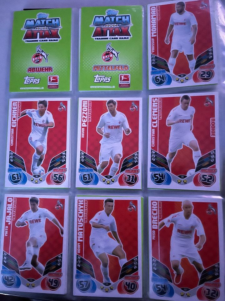 Match Attax Bundesliga 11/12 alle Vereine in Rheine