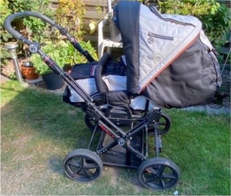 Hartan Kinderwagen mit Römer Babyschale und Adapter in Geesthacht