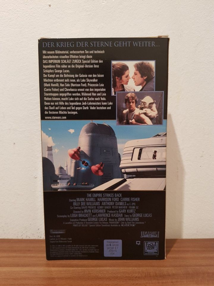 STAR WARS VHS-Kassetten Episode I, II, IV, V, VI Special Edition in Dresden