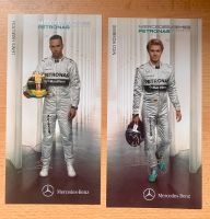 Autogramm Lewis Hamilton Nico Rosberg Mercedes Benz Formel Eins Baden-Württemberg - Wimsheim Vorschau