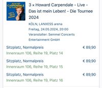 Konzertkarten Howard Carpendale Nordrhein-Westfalen - Willich Vorschau