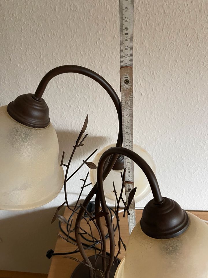 Vintage Lampe 62cm hoch in Oberhausen