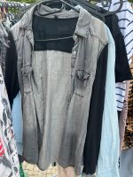 Dunkel grau schwarzes Jeans Hemd Berlin - Köpenick Vorschau