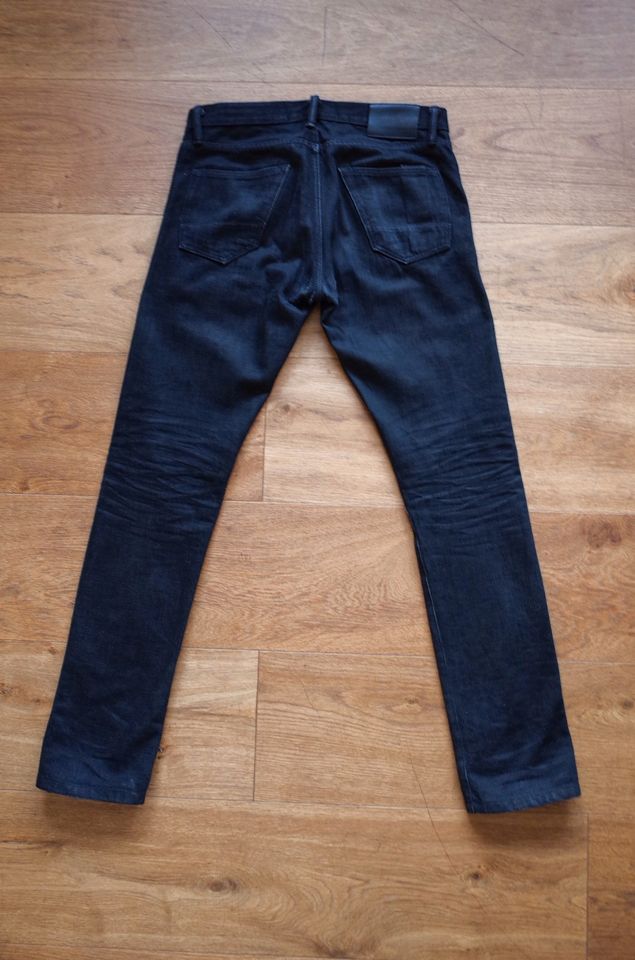 Rogue Territory SK 30 Black Denim Selvedge Jeans in Windsbach