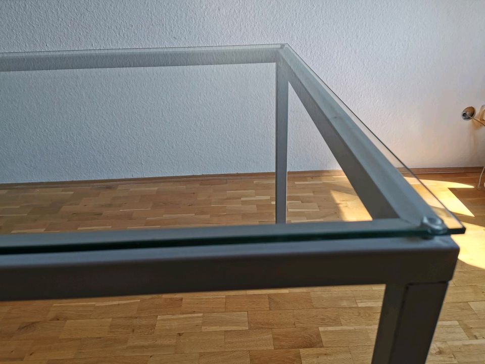 Schreibtisch / Esstisch 90 x 160cm Glas / zeitlos in Karlsruhe