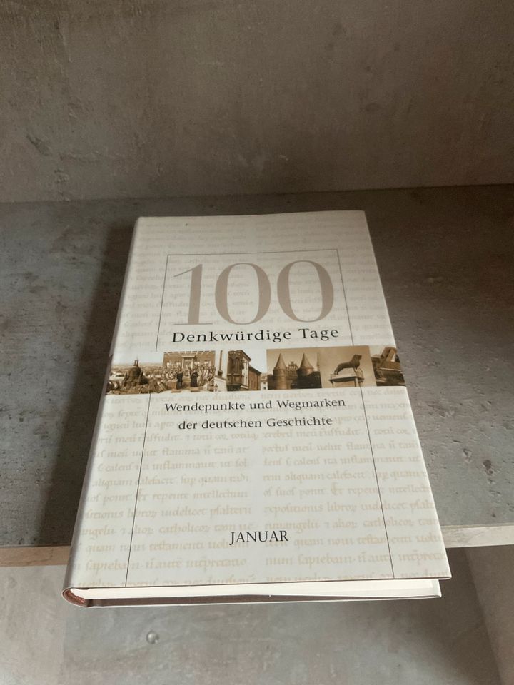 Bücher, 100 denkwürdige Tage von Januar bis Dezember in Günzburg