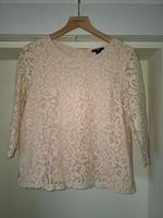 Bluse Oberteil Spitzenbluse Spitze 38 M beige creme Köln - Rondorf Vorschau